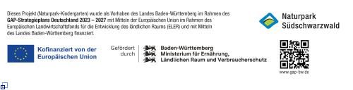 Hinweis über die Förderung des Waldkindergarten Sexau